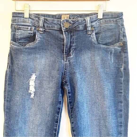 Kut from the Kloth Distressed Jeans sz 6 Medium Dark Wash Jeans - Picture 5 of 6